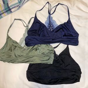 3 colors  M aerie bralettes